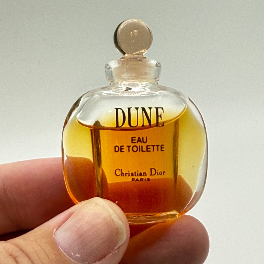 Christian Dior DUNE Travel Dotter 5 ml .12 fl oz Vintage Womens‎ perfume